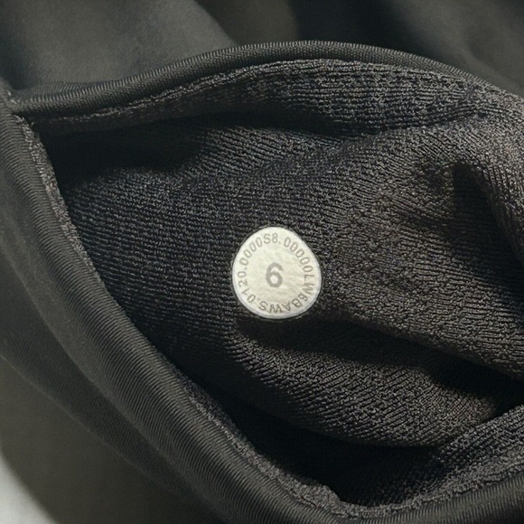 Women's Lululemon Uncovered Strength High-Rise Crop 23" Graphite Grey SZ 6 - Picture 12 of 16